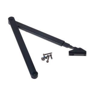 Braț standard pentru amortizoare cu forță reglabilă, negru, ASSA ABLOY DCL190 9005