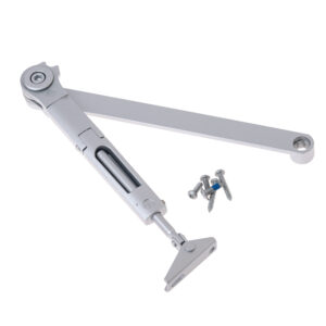 Braț standard cu opritor pentru amortizor DC140, argintiu, ASSA ABLOY DC141 DEV1