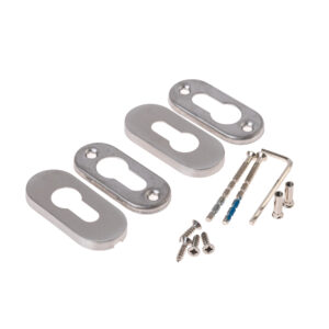 Rozete ovale din inox satinat, ASSA ABLOY AHW66000PZN