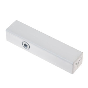 Amortizor hidraulic, forță reglabilă EN3-6 (60-120kg) cu braț standard și EN1-3 (20-60Kg) cu șină glisantă (fară braț), alb, ASSA ABLOY DC300 9016