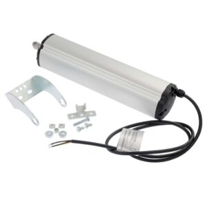 Motor cu piston pentru acționare ferestre, cursa 200mm, 500N,230V, argintiu, Comunello FAST50 MFAST200H0B00