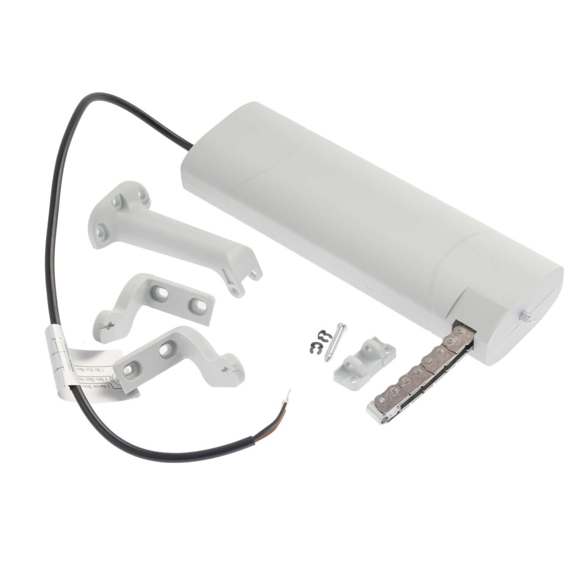 Motor cu lanț acționare ferestre, accesorii de fixare incluse, 230V, 200/250N, gri, Comunello SMART 20