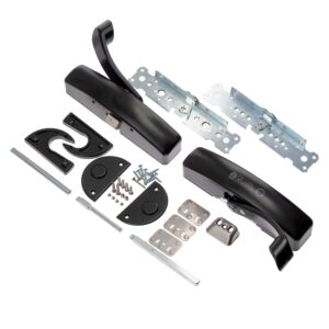 Mecanism antipanică 1 punct, inclusiv bara, finisaj negru/rosu, Antipanic Unico 501