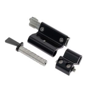 Balama inferioară 2 aripi pentru fereastră dublă deschidere, negru mat, Casal 250.6L