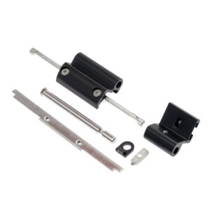 Balama superioară 2 aripi pentru fereastră dublă deschidere, negru mat, Casal 250.6S