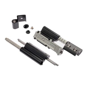 Kit balamale dublă deschidere, reversibile 150kg, negru, Fapim 1410A