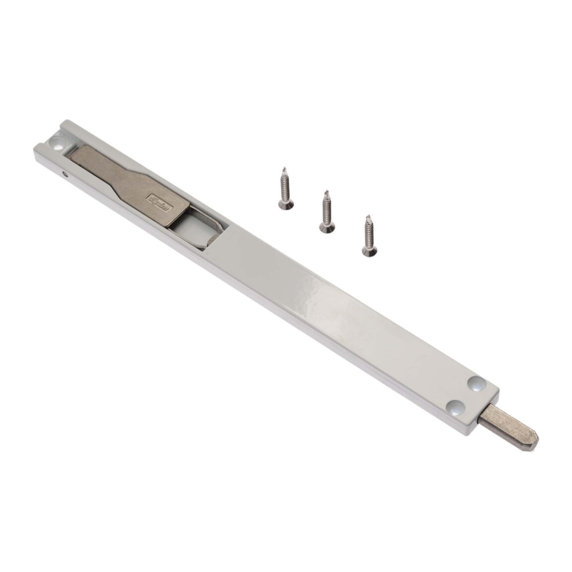 Zăvor ușă foaia 2, L 220mm, culoare alb, Fapim 3722B
