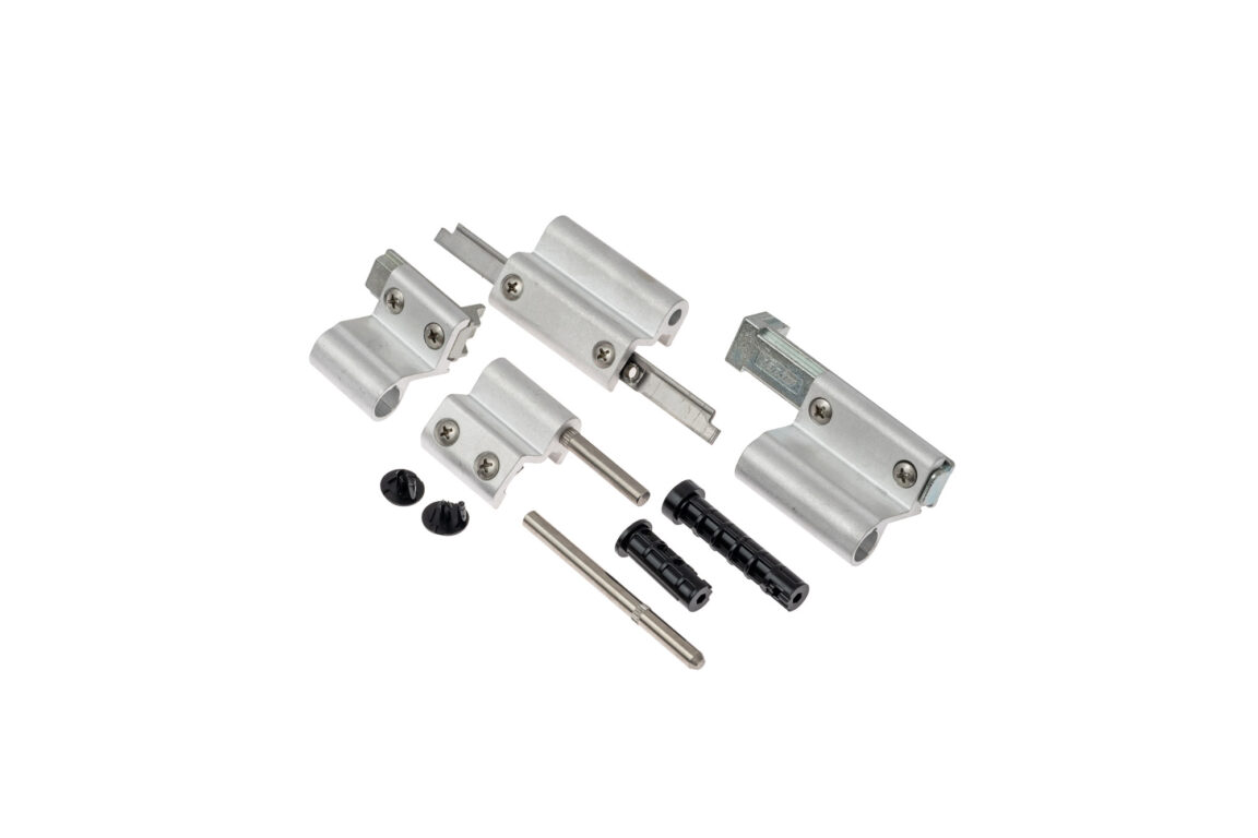 Kit balamale simplă deschidere, reversibile 150kg, fără finisaj, Fapim 1414A
