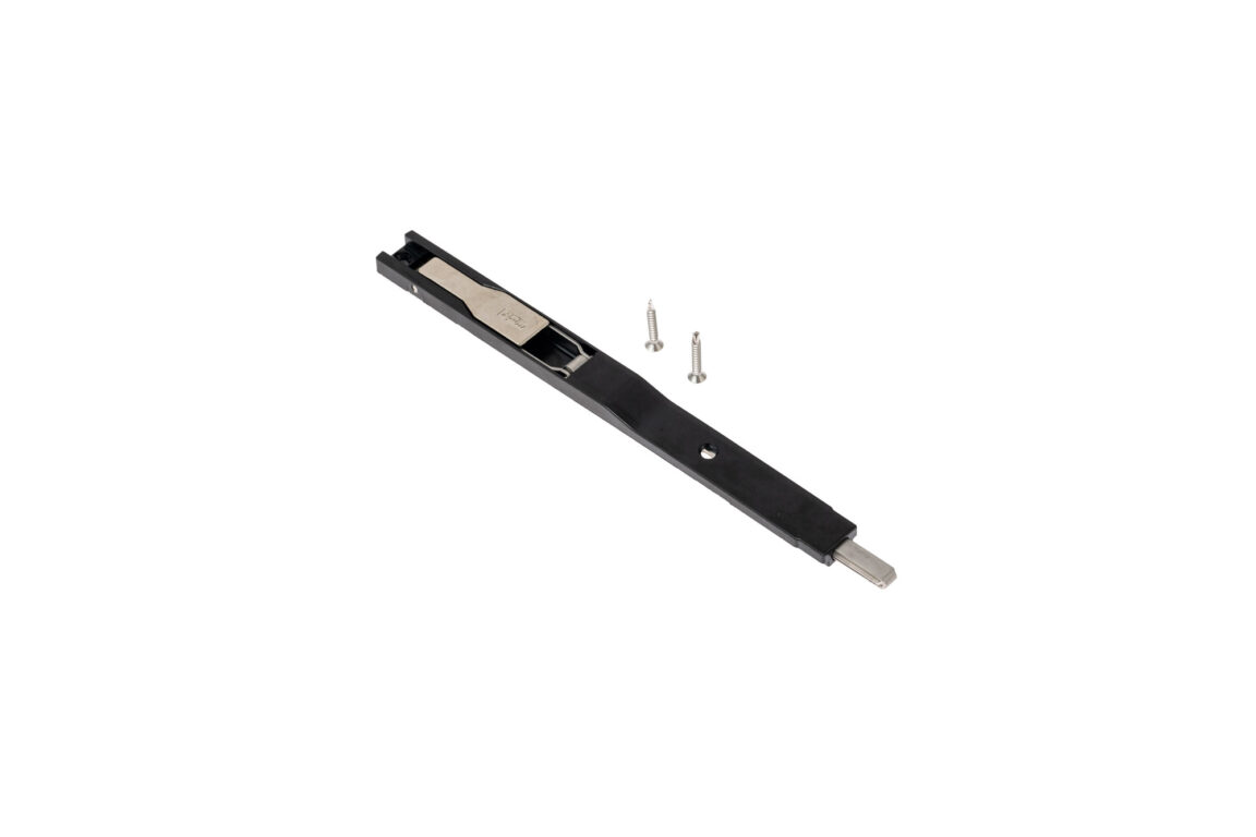 Zăvor ușă foaia 2, L 220mm, culoare negru, Fapim 3720C