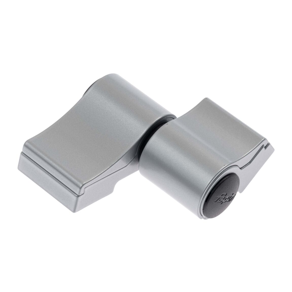 Balama aplicată 2 aripi inegale, culoare argintiu, interax 67mm, kitul de fixare nu este inclus, Fapim 7010VA