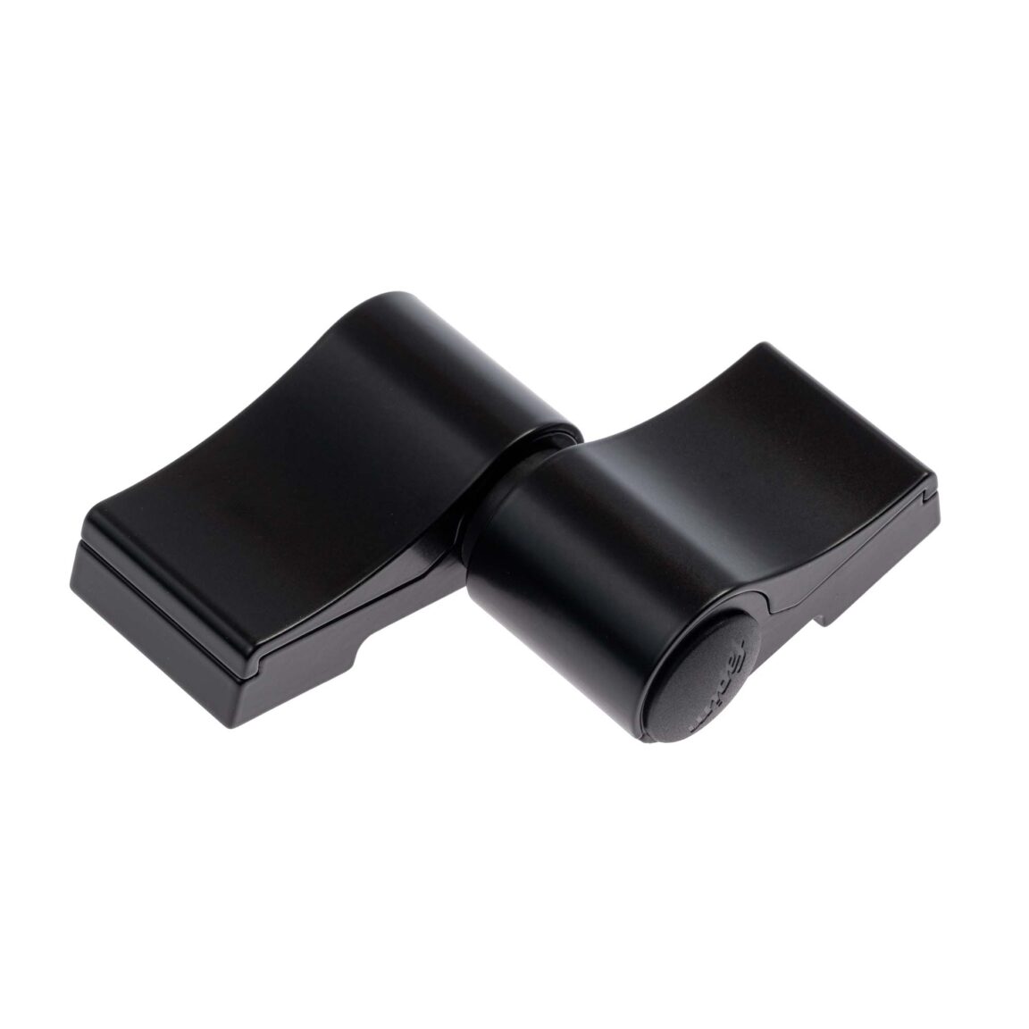 Balama aplicată 2 aripi egale, culoare negru, interax 86mm, kitul de fixare nu este inclus, Fapim 7040VA