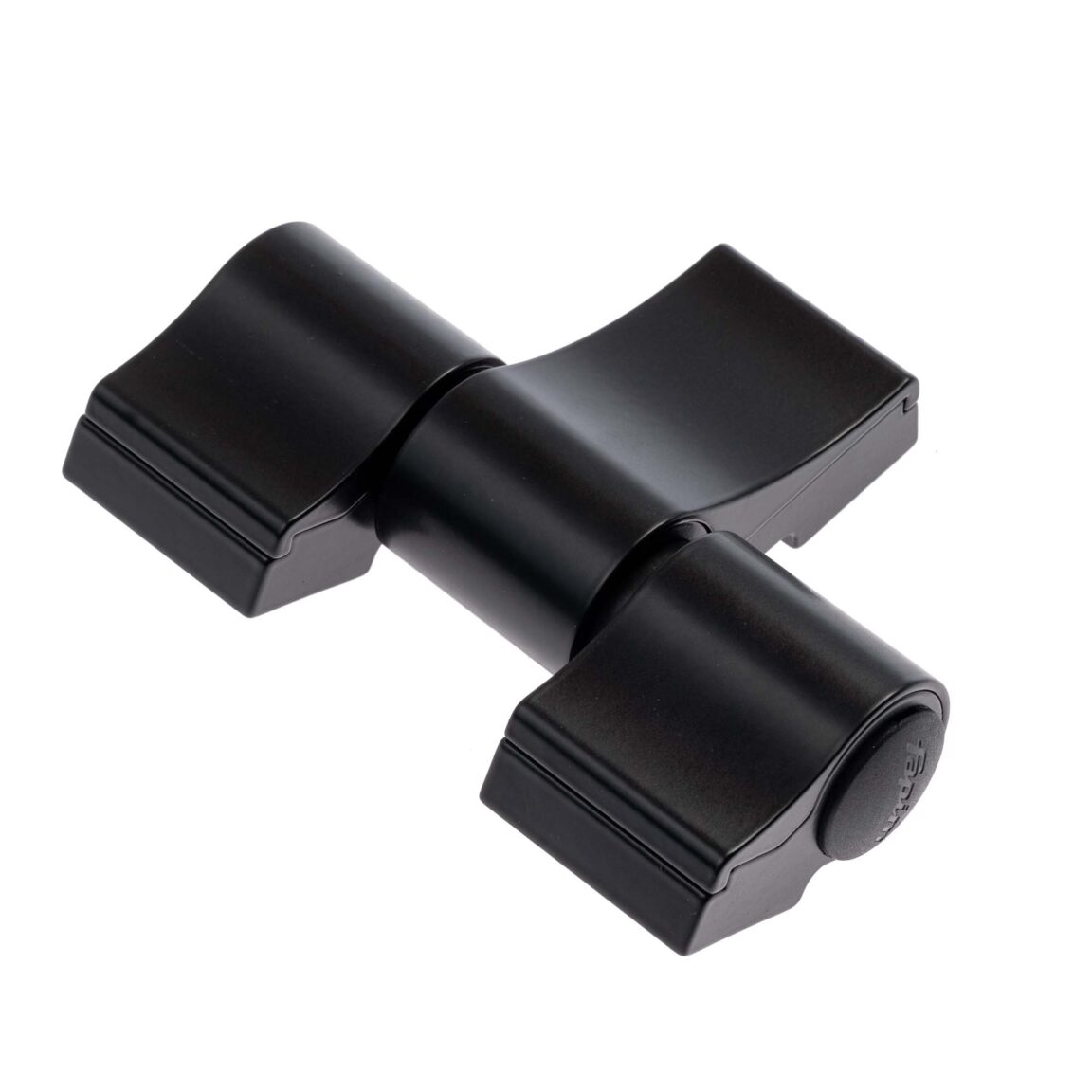 Balama aplicată 3 aripi inegale, culoare negru, interax 67mm, kitul de fixare nu este inclus, Fapim 7013VA