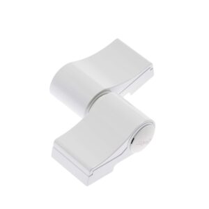 Balama aplicată 2 aripi egale, culoare alb, interax 86mm, kitul de fixare nu este inclus, Fapim 7040VA