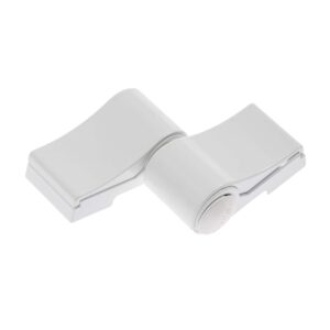 Balama aplicată 2 aripi egale, culoare alb, interax 93mm, kitul de fixare nu este inclus, Fapim 7050VA