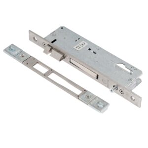 Broască electrică cu limbă pentru montant, 1 punct, 35mm, reversibilă, 12V, CMF Secure 733/35/85