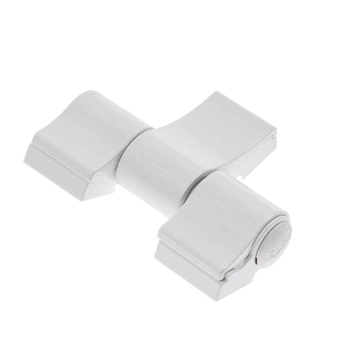 Balama aplicată 3 aripi inegale, culoare alb, interax 67mm, kitul de fixare nu este inclus, Fapim 7013VA